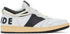 Rhude White & Black Rhecess Low Sneakers