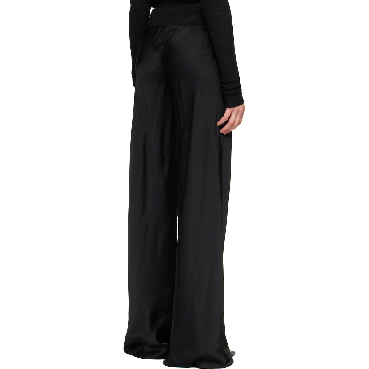 Rick Owens Black Tower Bias Trousers