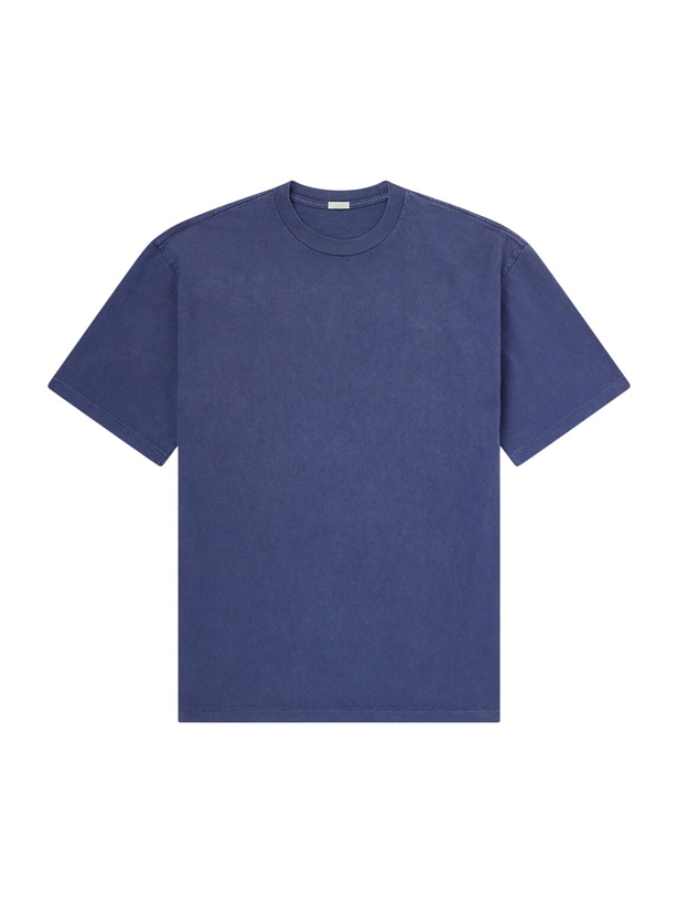 Photo: A.PRESSE - Cotton-Jersey T-Shirt - Blue