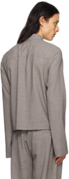 Gabriela Coll Garments Gray No.222 Jacket