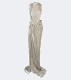 Maticevski Glow Up draped open-back gown