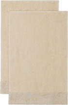 Versace Beige Barocco Towel Set, 5 pcs
