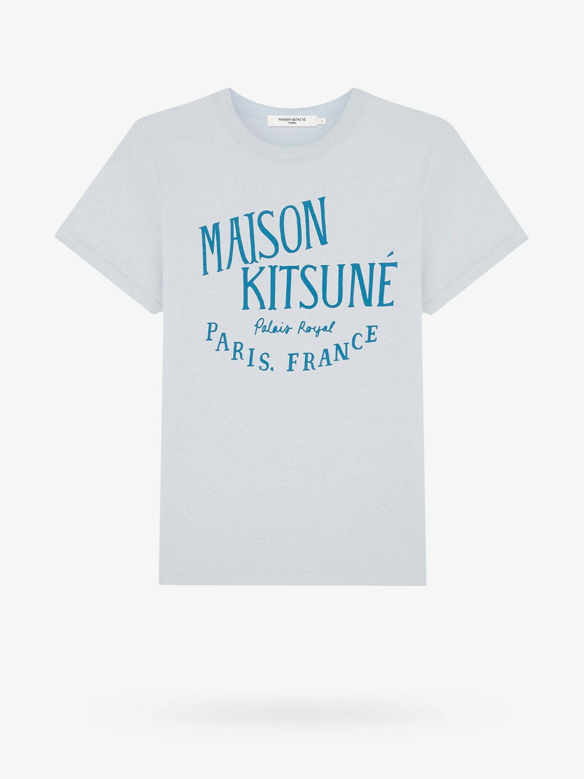 Maison Kitsune T Shirt Blue Womens Maison Kitsune