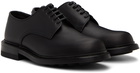 nanamica Black Plain Toe Derbys