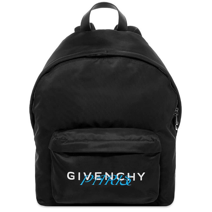 Photo: Givenchy Metallic Logo Backpack