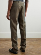 Jil Sander - Straight-Leg Virgin Wool-Blend Twill Trousers - Neutrals