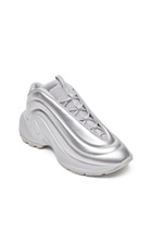 Diesel S-D-Runner-Slip-on sneakers with Oval D instep - Sneakers - Unisex - Silver