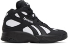 Reebok Classics Black & White 'Above The Rim' Pump Vertical Sneakers