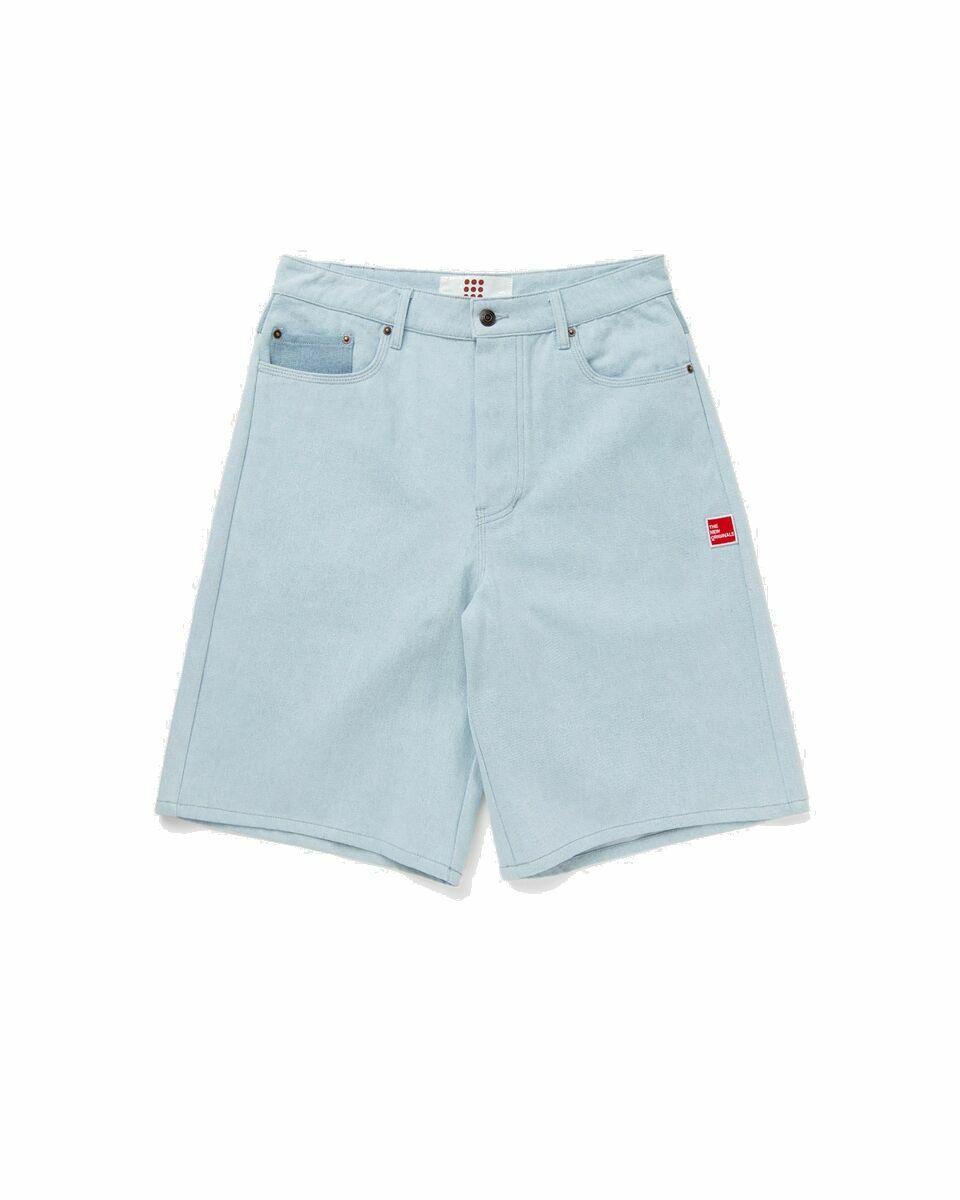 Photo: The New Originals 9 Dots Denim Shorts Blue - Mens - Casual Shorts