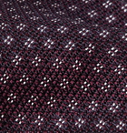 Canali - 8cm Knitted Silk Tie - Men - Burgundy