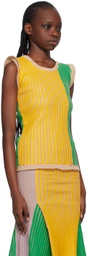 Stanley Raffington SSENSE Exclusive Green & Yellow Tank Top