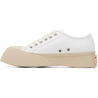 Marni White Nappa Leather Pablo Sneakers