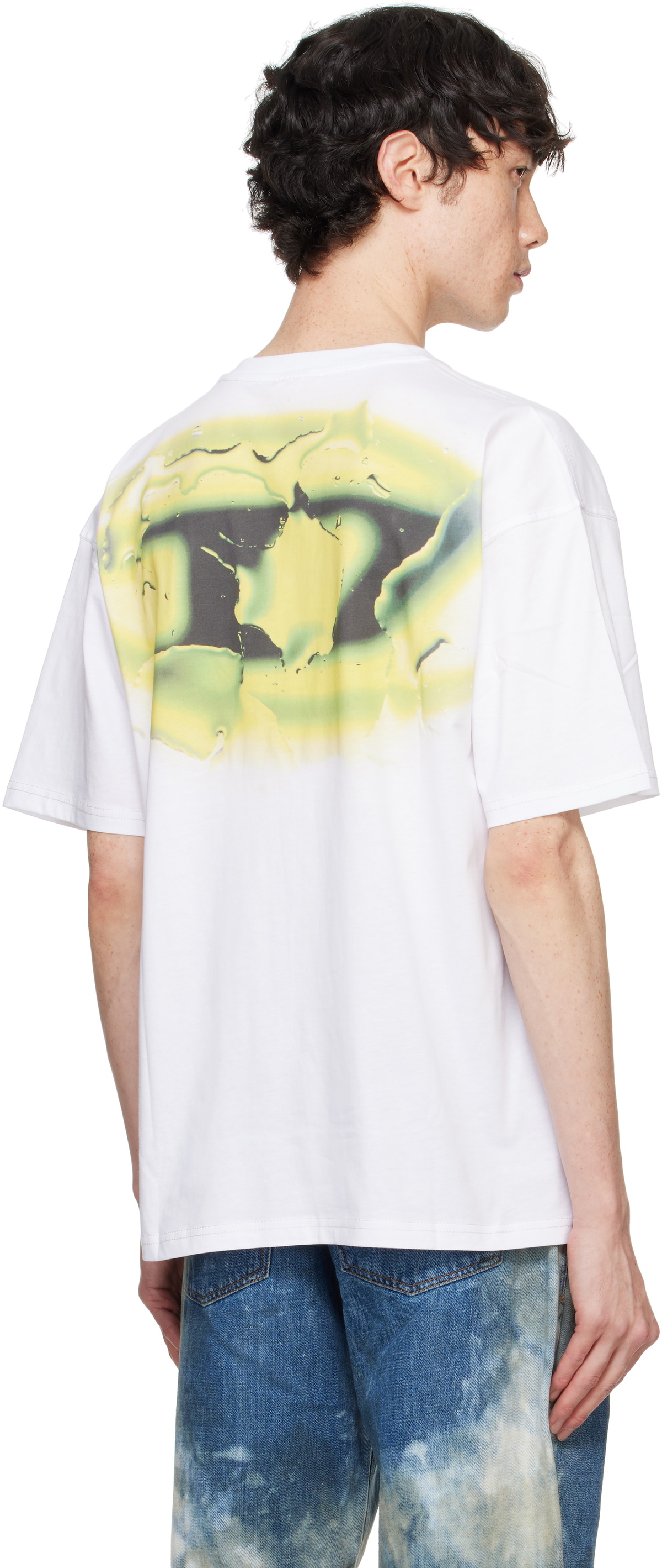 Diesel White T-Boxt-K3 T-shirt Diesel