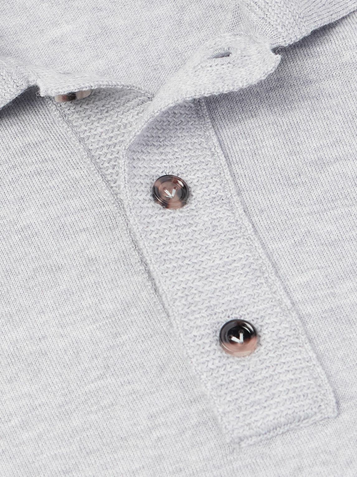 Bottega Veneta - Wool Polo Shirt - Gray