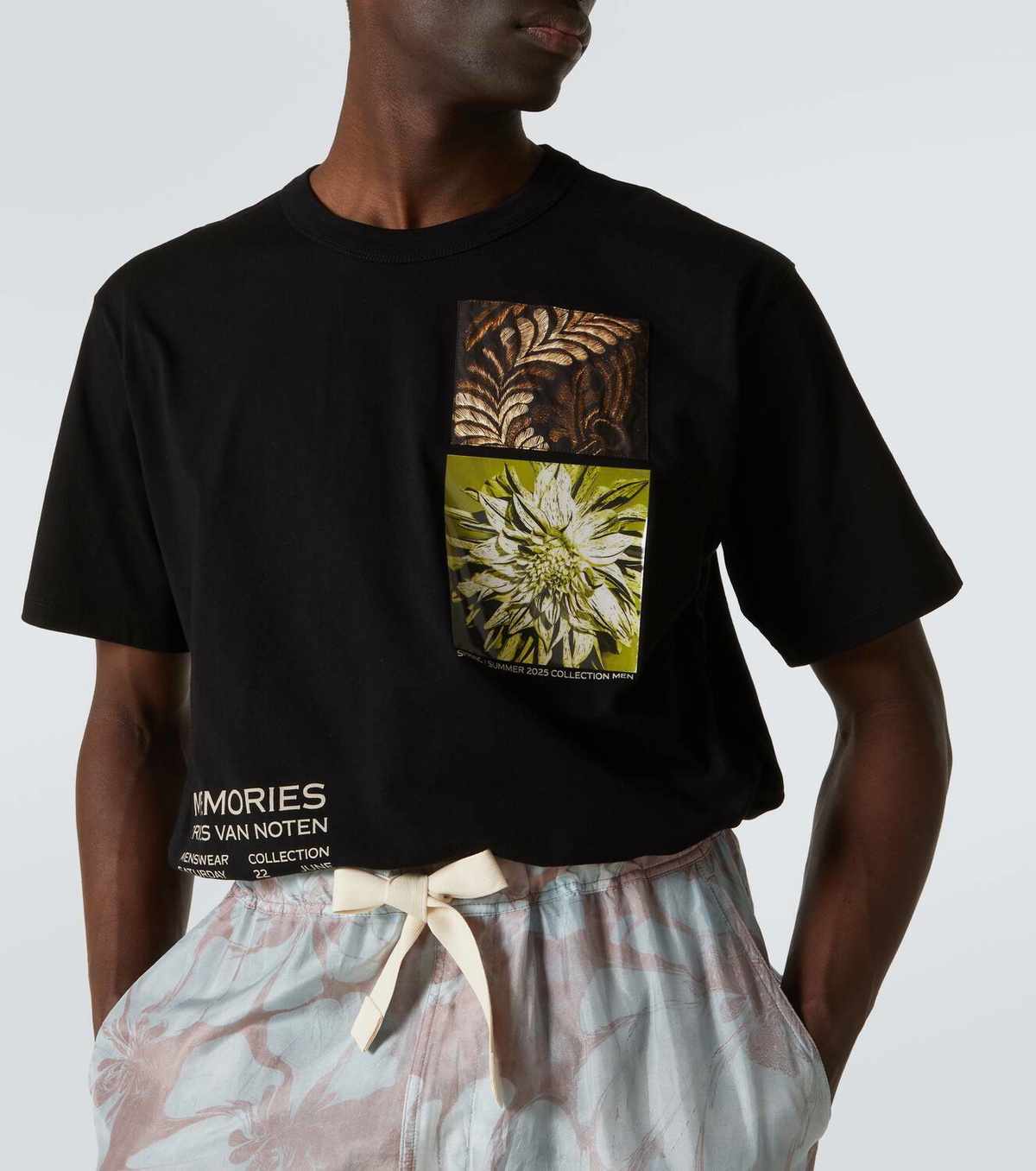 Dries Van Noten Printed cotton jersey T-shirt Dries Van Noten
