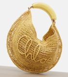 Chloé Summer Banana raffia shoulder bag