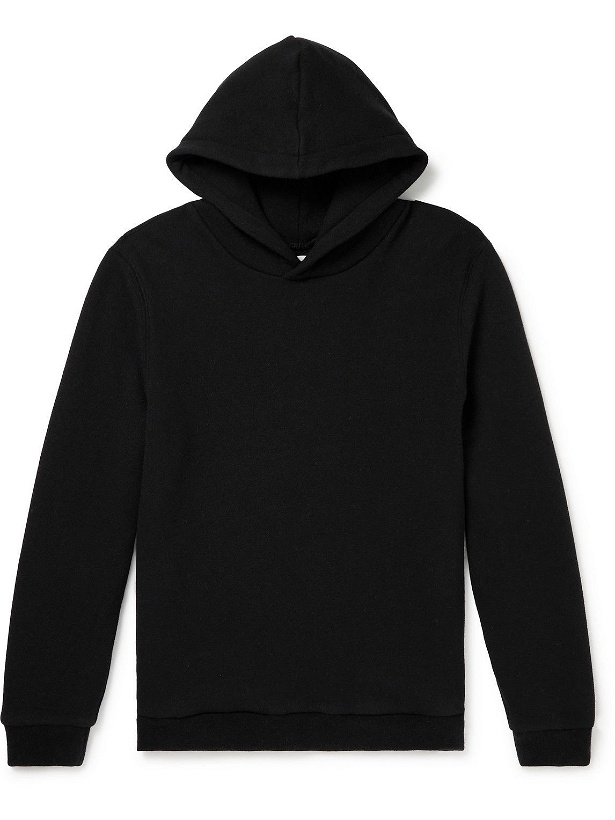 Photo: SSAM - Charles Cashmere and Cotton-Blend Hoodie - Black