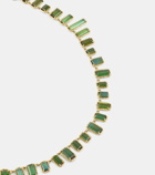 Octavia Elizabeth Bermuda Botany Eternity 18kt gold necklace with tourmalines