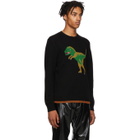 Coach 1941 Black Intarsia Rexy Sweater