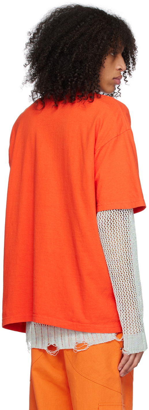 Marshall Columbia SSENSE Exclusive Orange Smiley Star T-Shirt