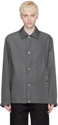 Lanvin Gray Embroidered Jacket