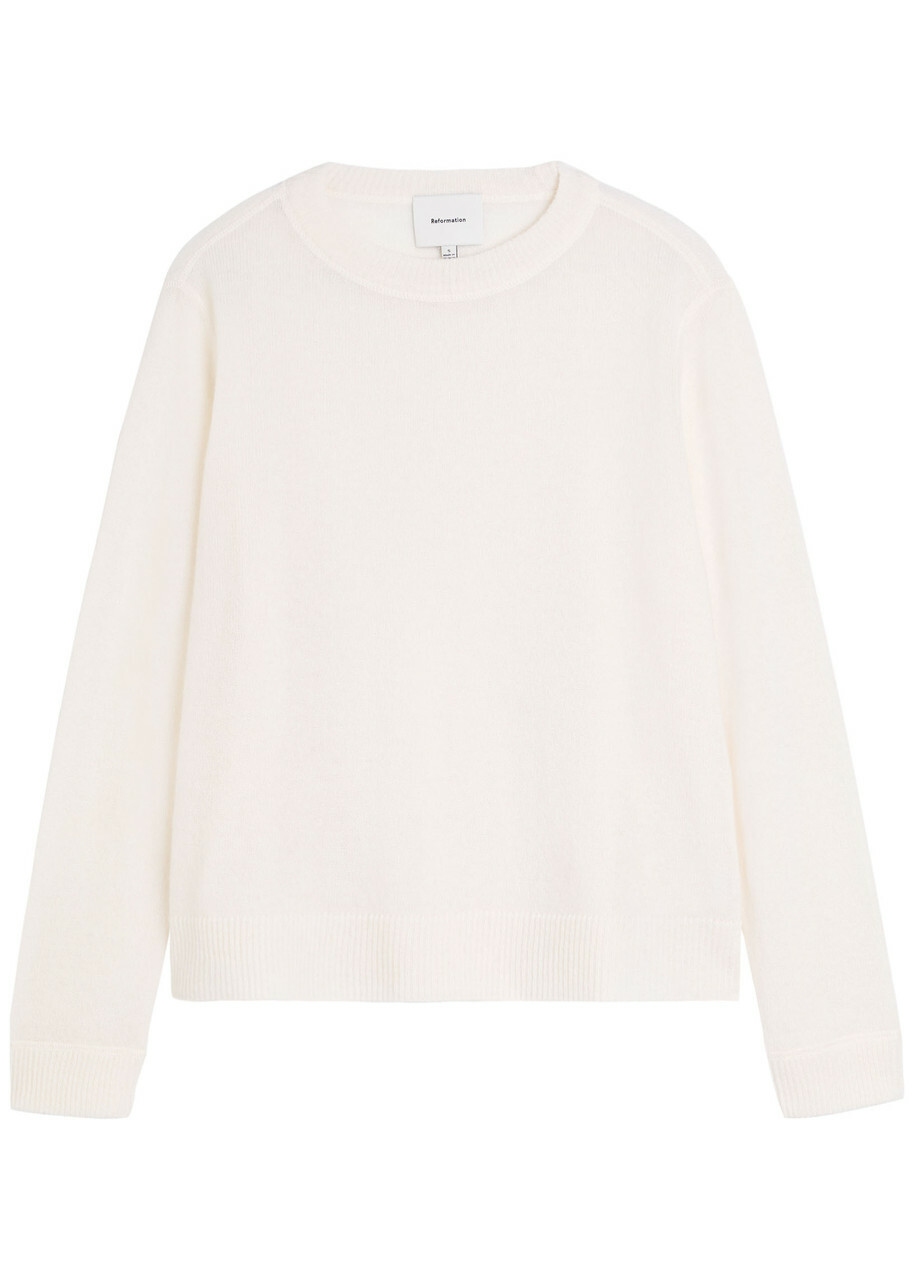 Reformation Cashmere Jumper Black