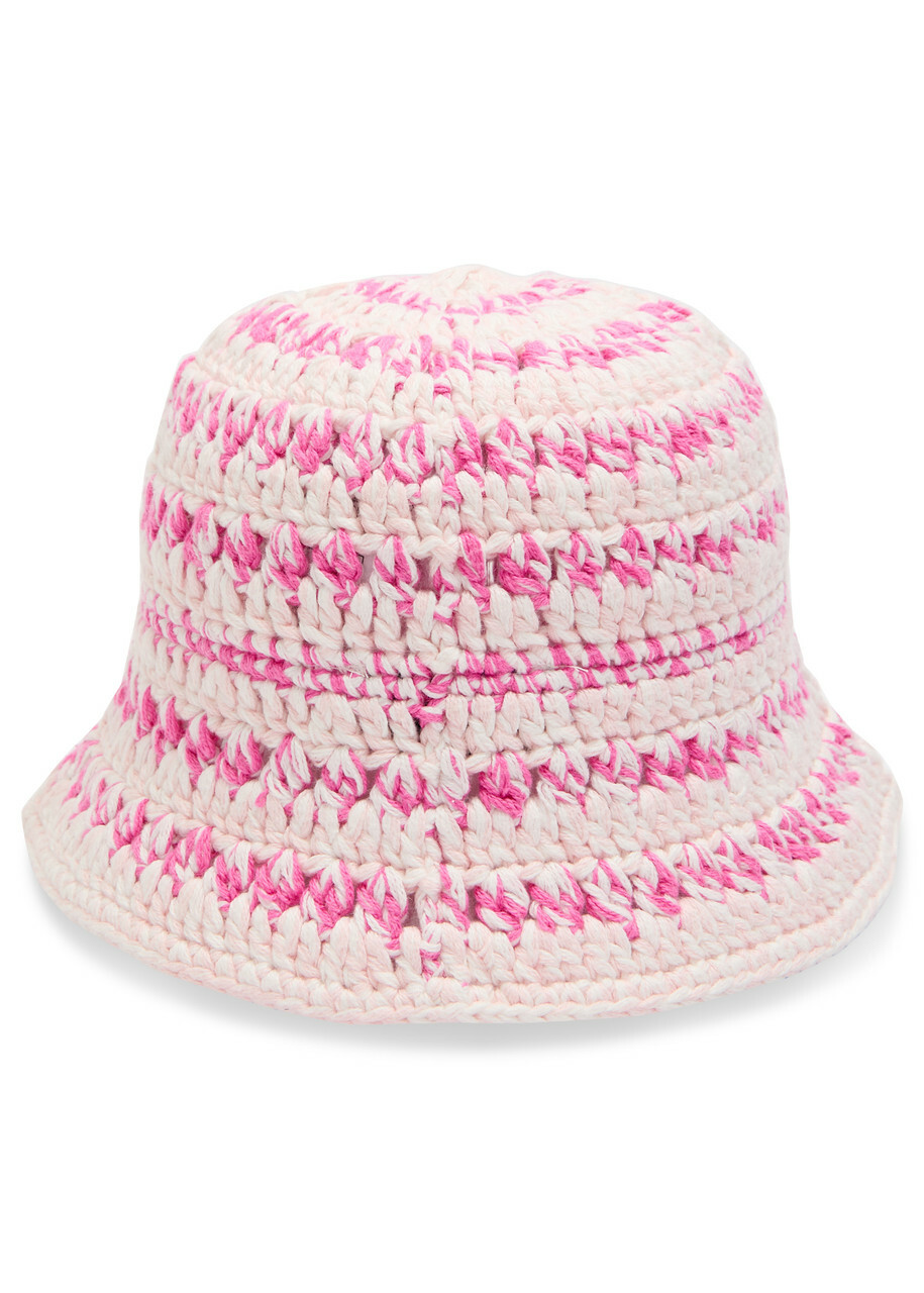 ハット GANNI Woman Hat Pink A4701 483 ハット GANNI Woman Hat Pink A4701 483 GANNI Pink Tech Bucket