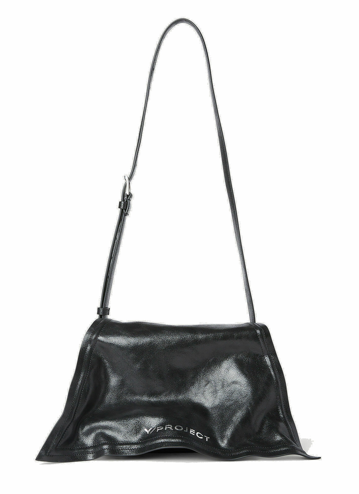 Y Project Y-trapeze leather tote bag Black, UhfmrShops