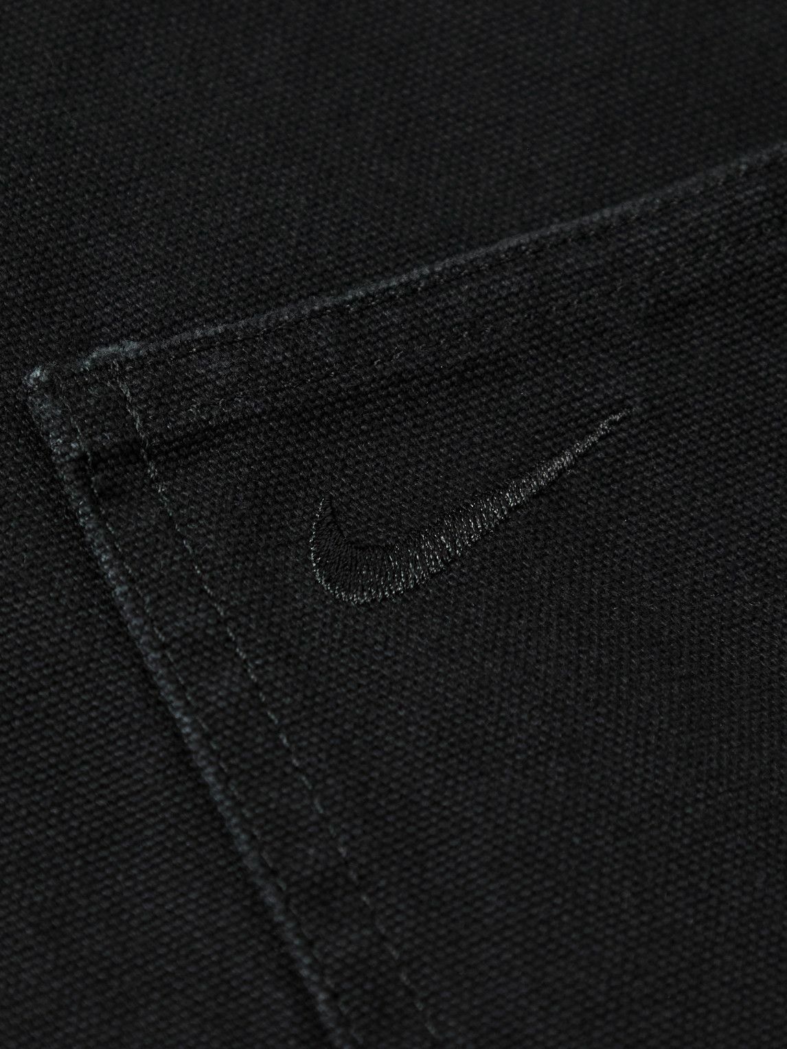 Nike - Life Logo-Embroidered Cotton-Canvas Chore Jacket - Black Nike
