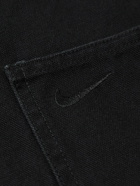 Nike - Life Logo-Embroidered Cotton-Canvas Chore Jacket - Black