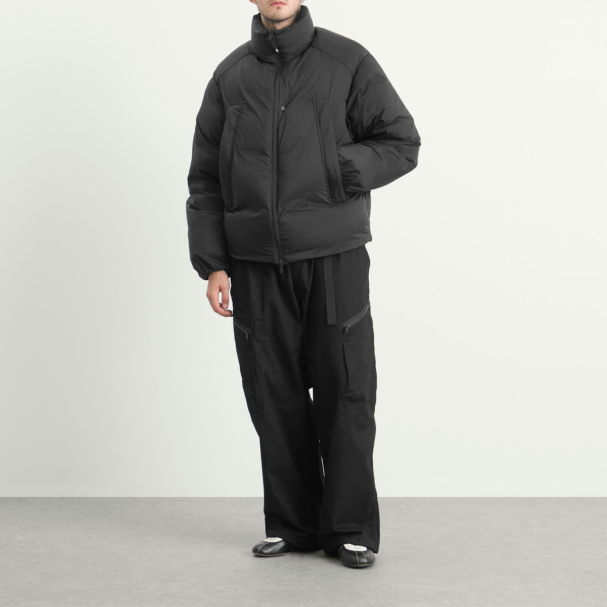 Y-3 Men's Puffer Jacket in Black