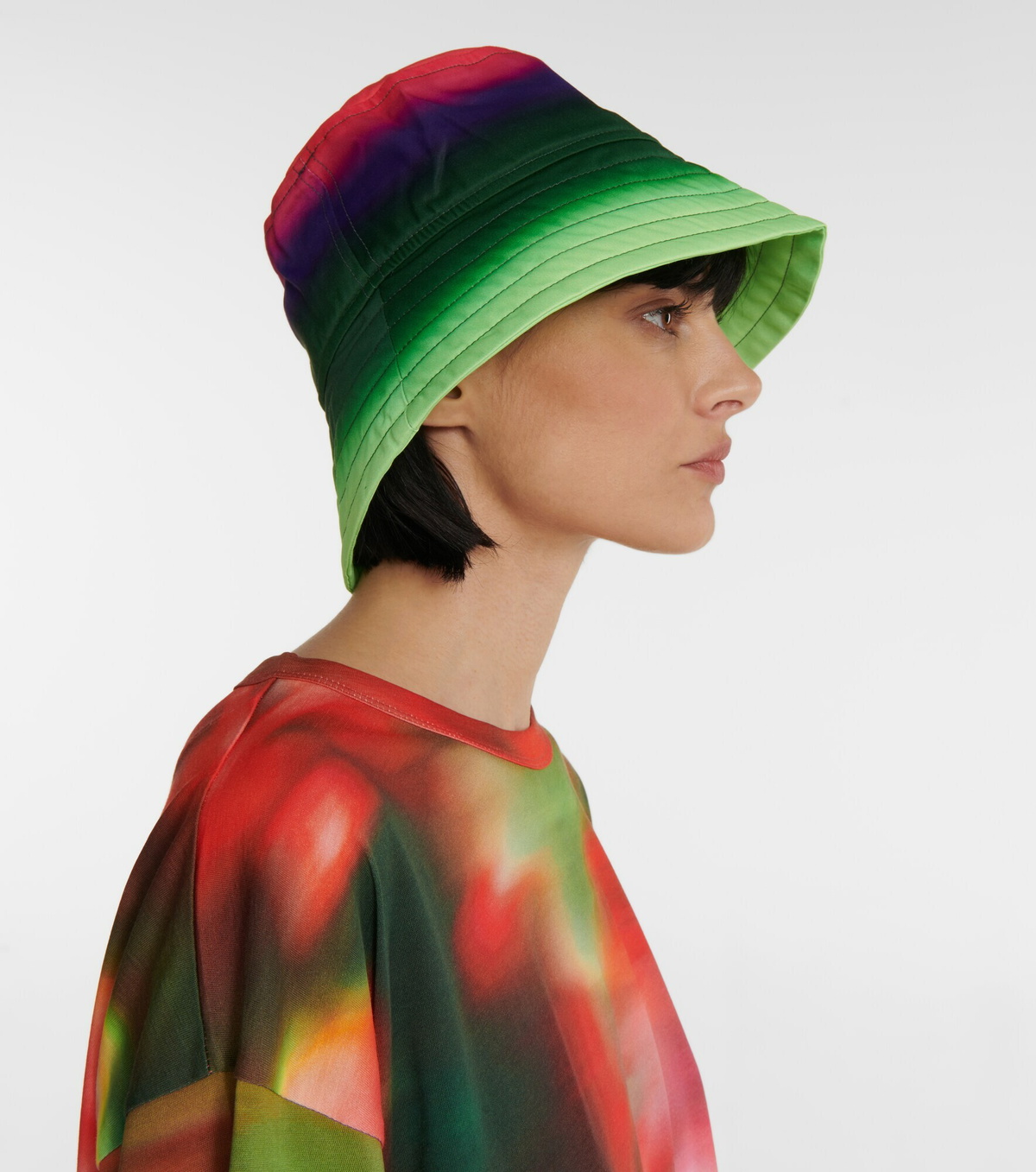Dries Van Noten - Printed bucket hat
