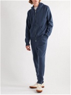 Altea - Tapered Wool and Cashmere-Blend Sweatpants - Blue