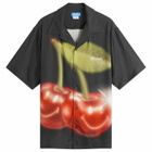 MARKET Men's Smiley Cherries Vacation Shirt in Black