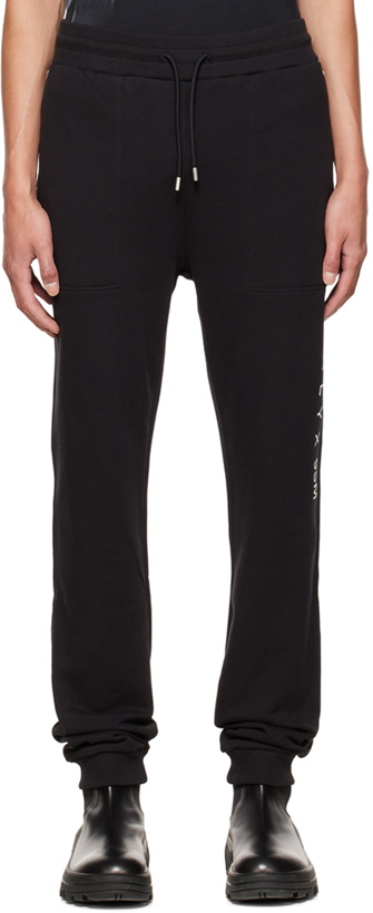 Photo: 1017 ALYX 9SM Black Visual Lounge Pants