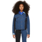 Gosha Rubchinskiy Navy Denim Patchwork Jacket