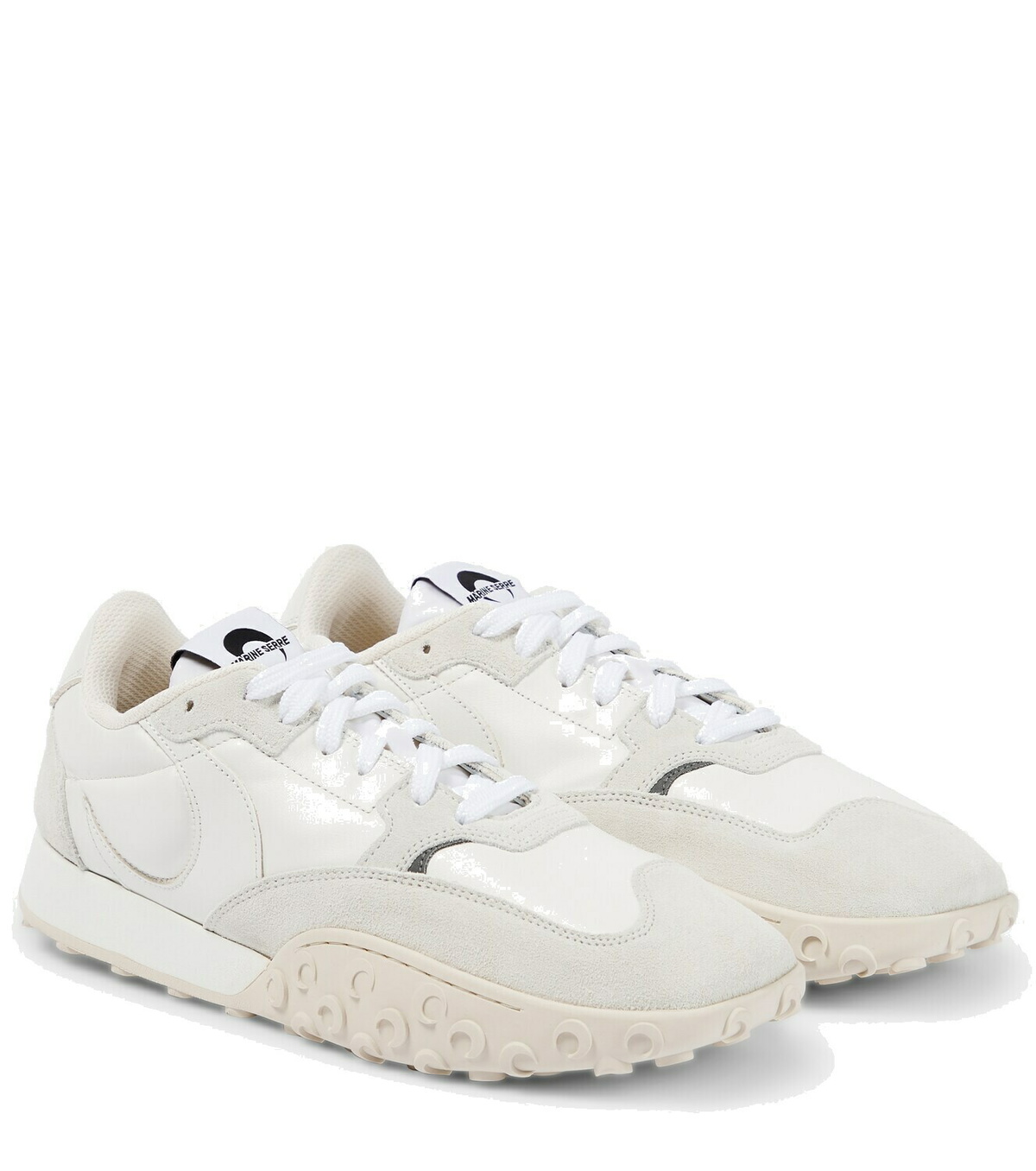 Marine Serre Moonwalk leather sneakers Marine Serre