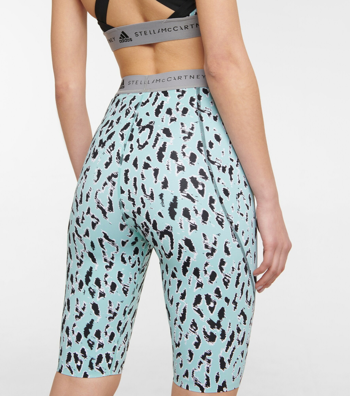 Adidas by Stella McCartney - TruePurpose printed biker shorts