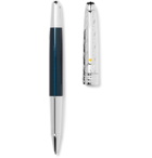 Montblanc - Meisterstück Resin and Platinum-Plated Ballpoint Pen - Blue