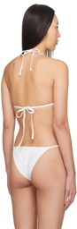 Versace Underwear White Medusa '95 Bikini Top
