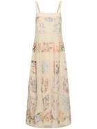 ZIMMERMANN Halliday Cotton & Lace Midi Dress