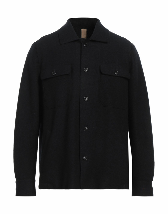 Photo: Eleventy Mens Shirt Midnight in Blue
