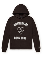 Billionaire Boys Club - Logo-Print Cotton-Jersey Zip-Up Hoodie - Brown
