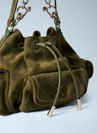 Off-White Dumbo.B Suede Bucket Bag