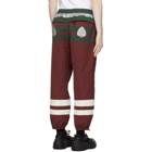 Undercover Burgundy and Green Graphic Lounge Pants