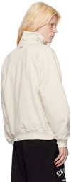 Kijun Gray Half-Zip Sweatshirt