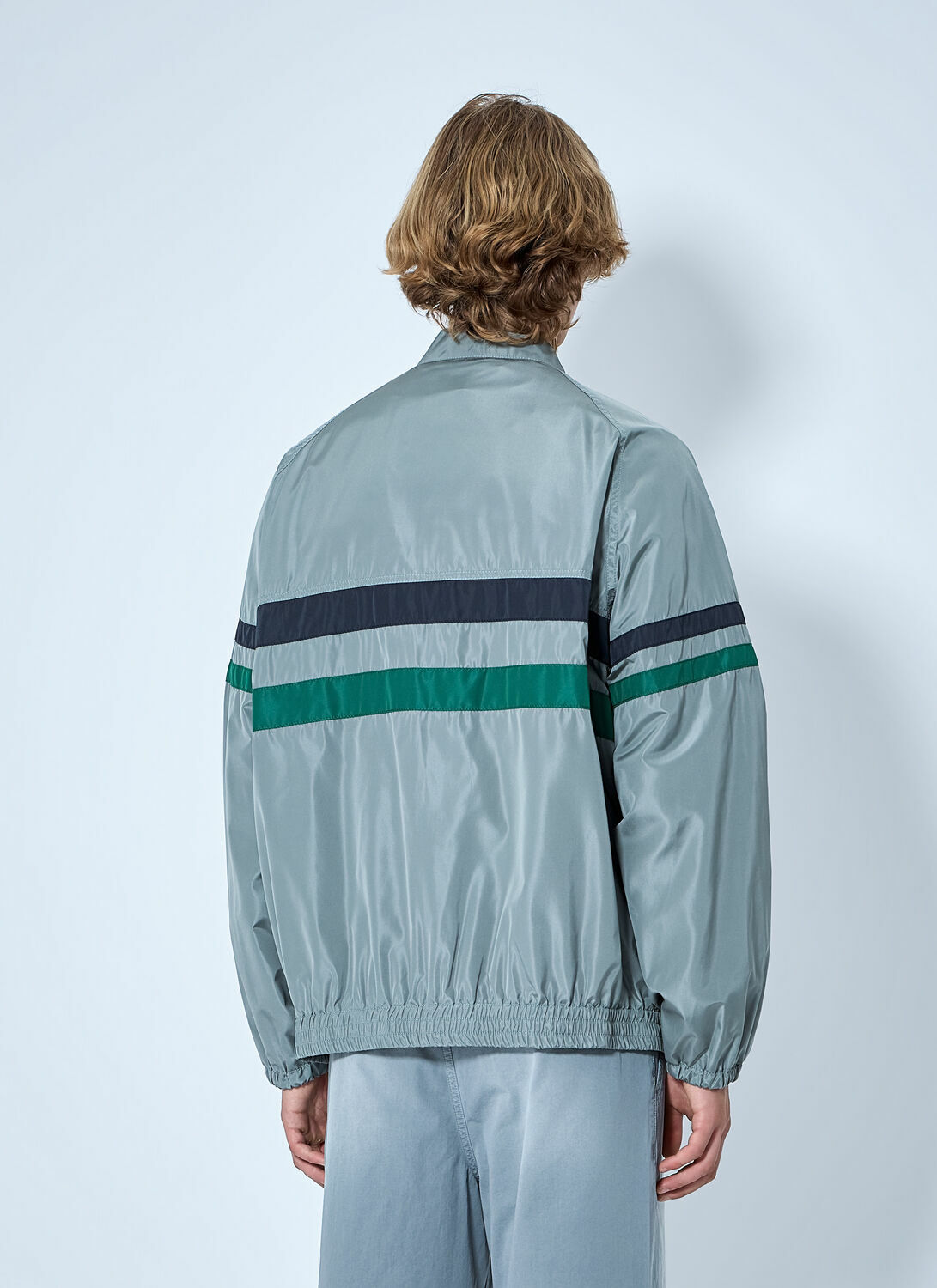 Miu Miu Technical Silk Blouson Jacket
