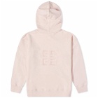 Givenchy Men's Archetype Logo Hoodie in Nude Pink