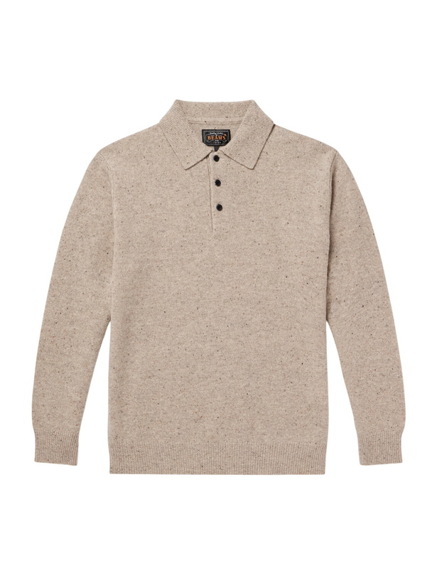 Photo: Beams Plus - Wool Polo Shirt - Neutrals