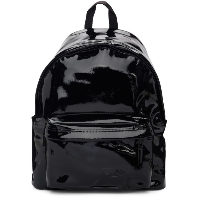 Photo: Eastpak Black Patent Padded Pakr Backpack